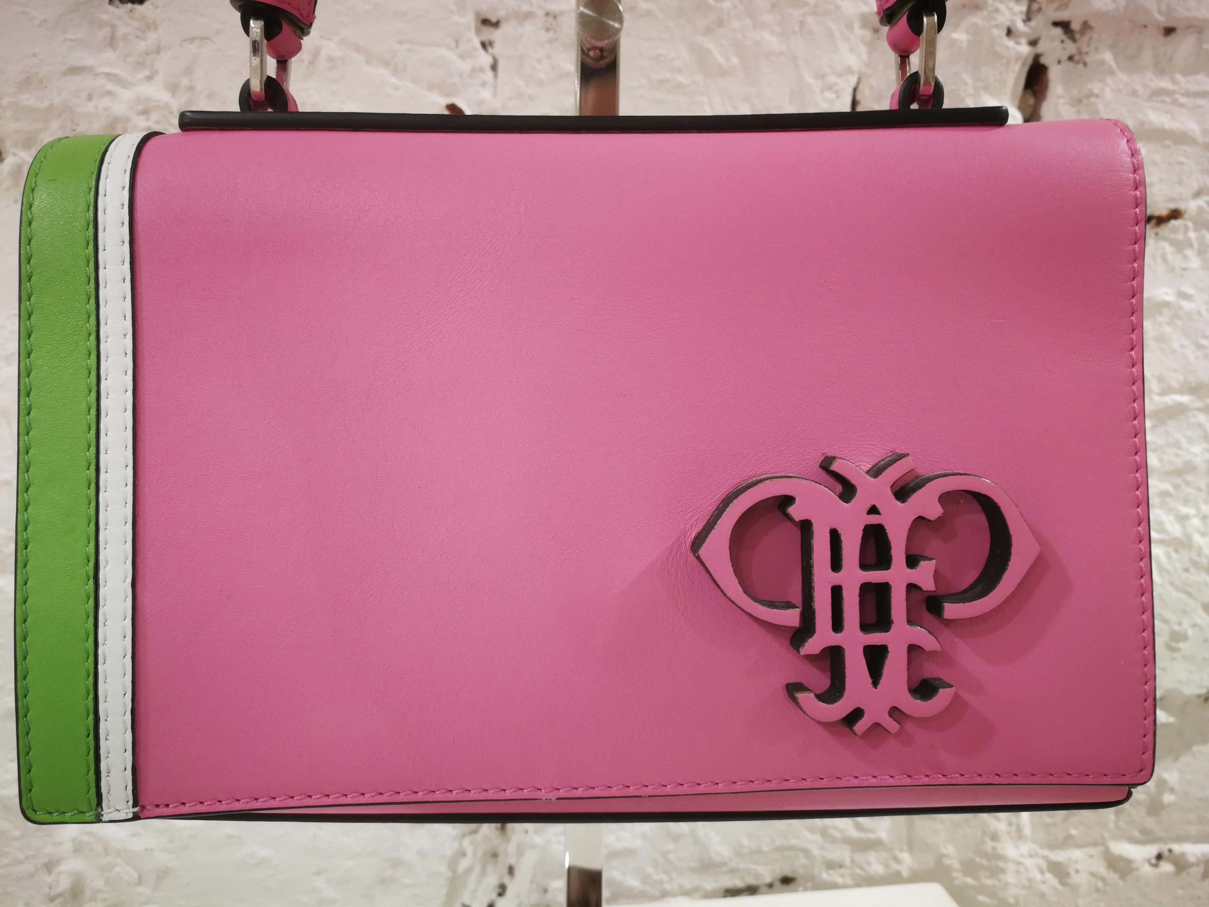 Emilio Pucci Pink Leather Shoulder Bag 7