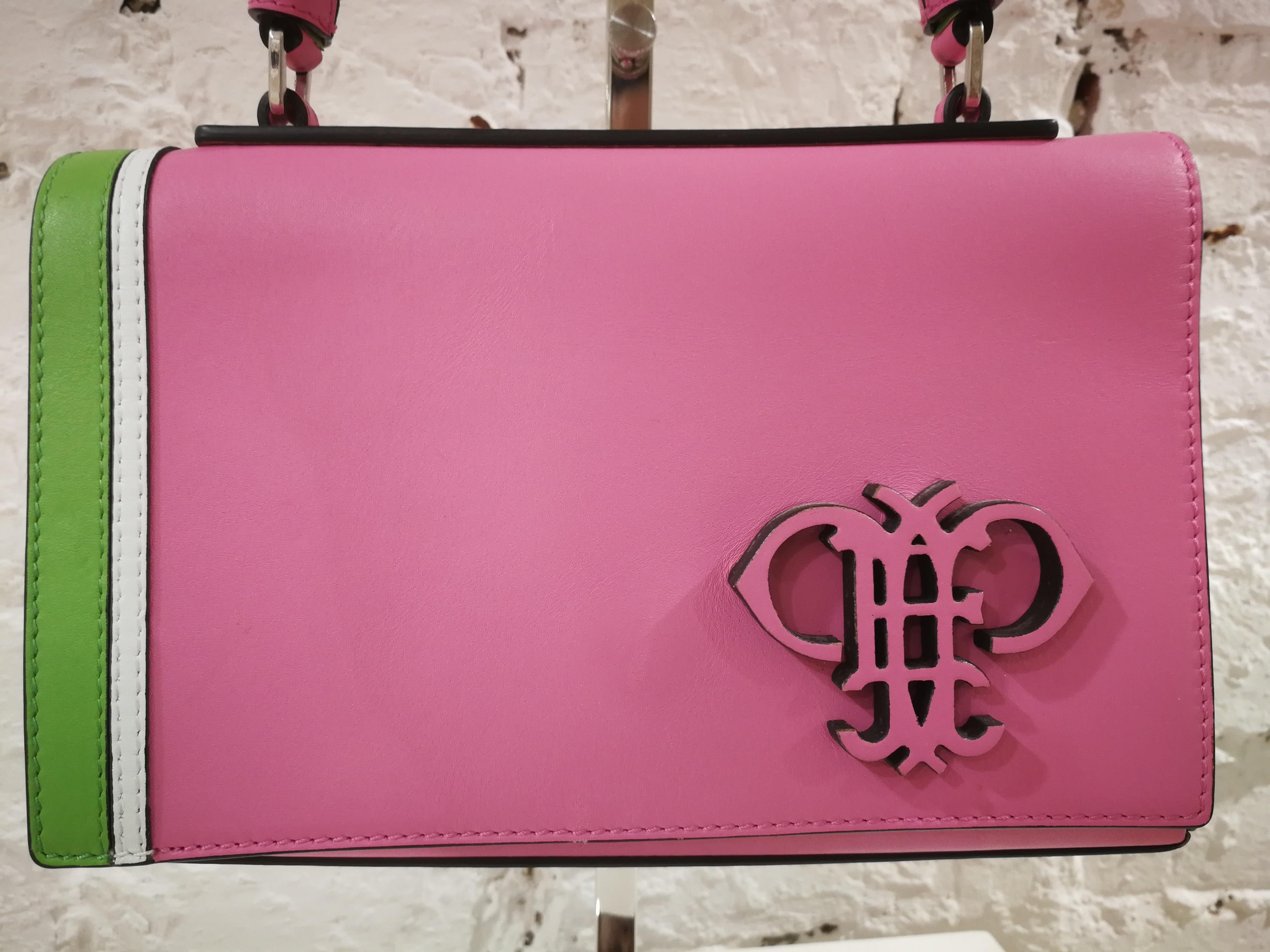 Emilio Pucci Pink Leather Shoulder Bag 8