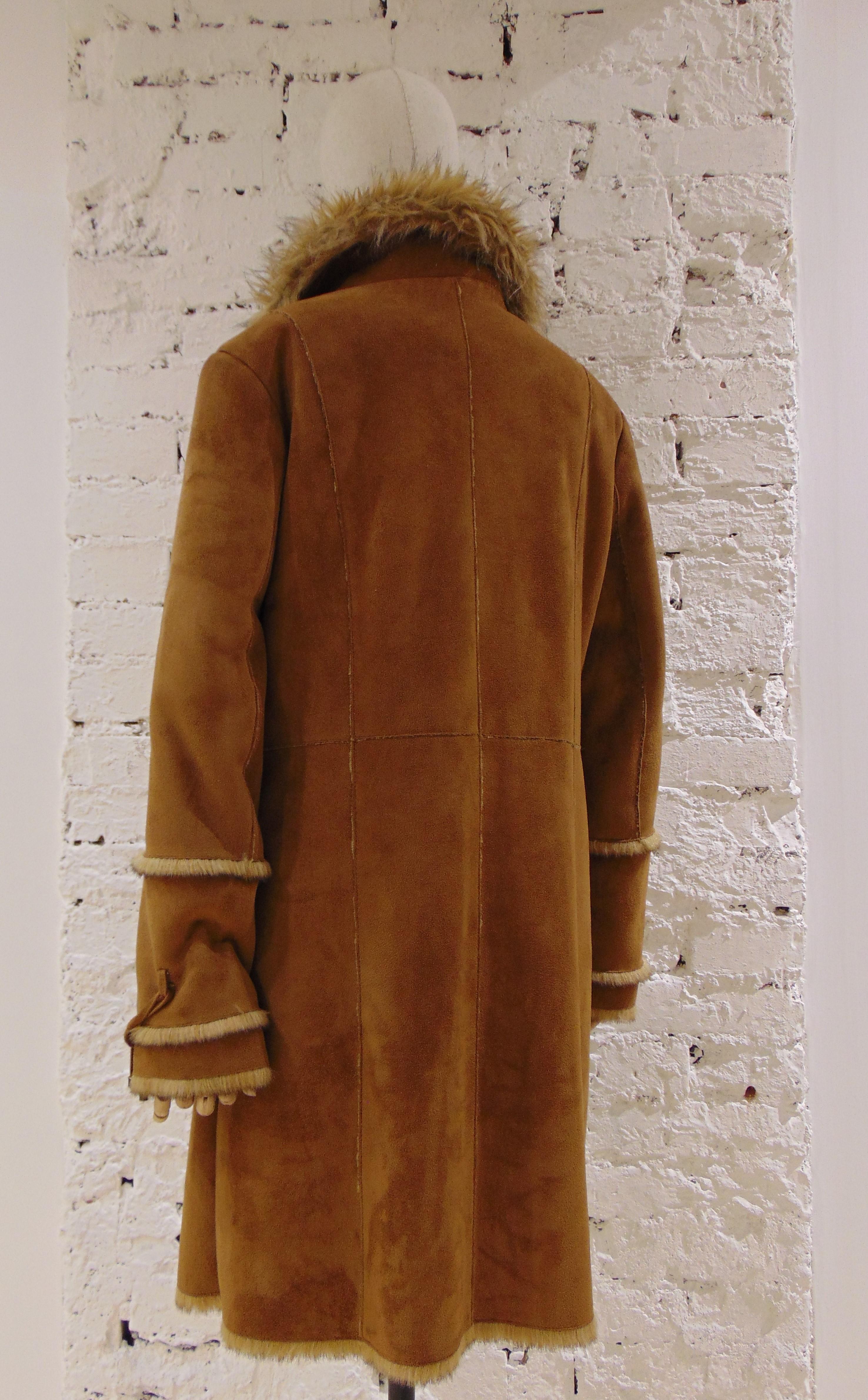 Balmain Brown Coat In Good Condition In Capri, IT
