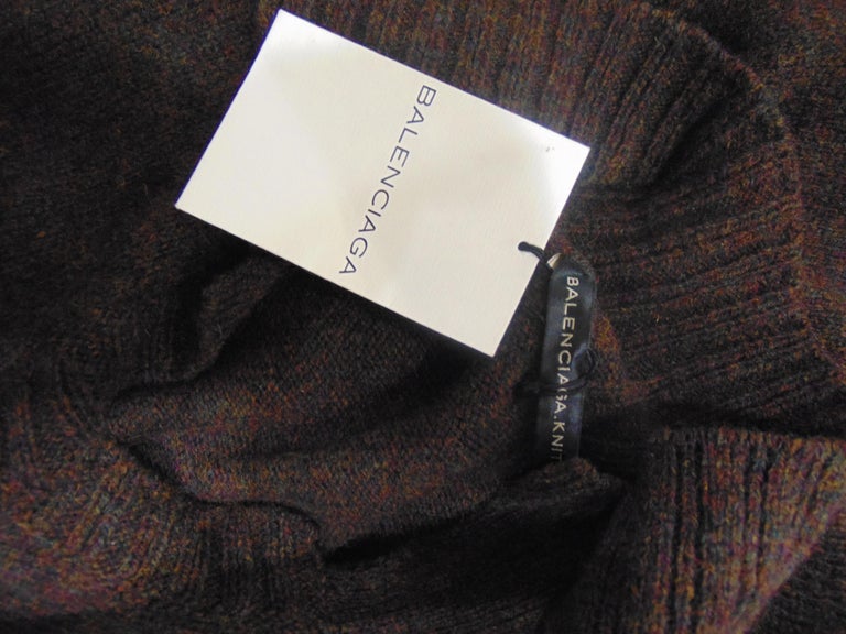 Balenciaga Brown Wool Dress NWOT For Sale at 1stDibs | balenciaga wool ...
