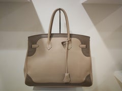 Hermès Argile Etoupe Birkin Ghillies Bag