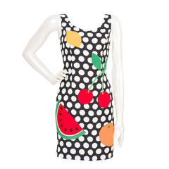 Vintage Cheap & Chic by Moschino Dress _ Watermelon Collection