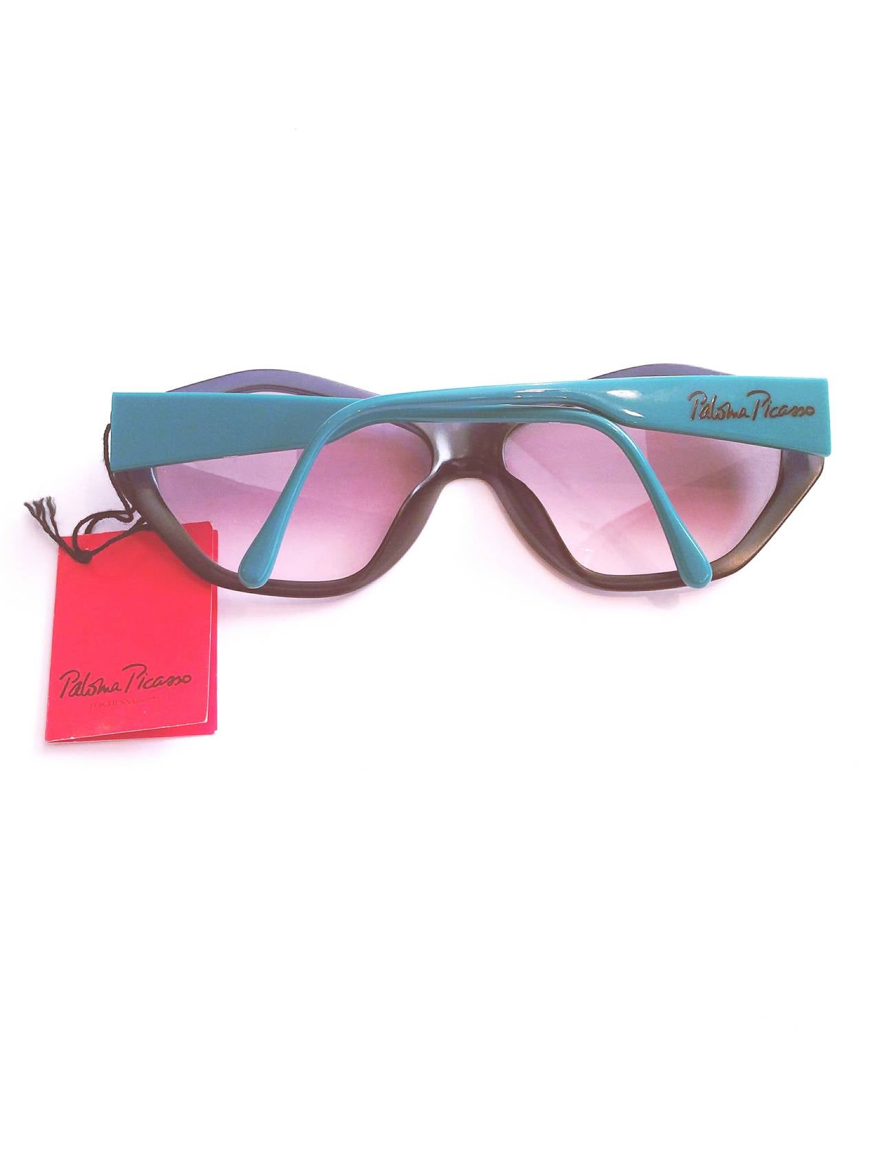 1980s Multicoulour Paloma Picasso Sunglasses