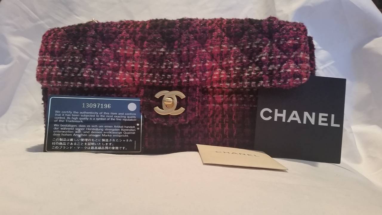 2008 Chanel Tweed multicolour bag 2