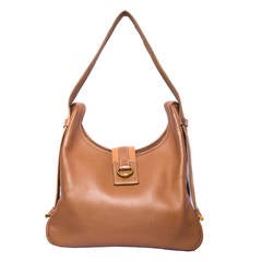 1990s Hermès Box Brown Saco Leather Bag