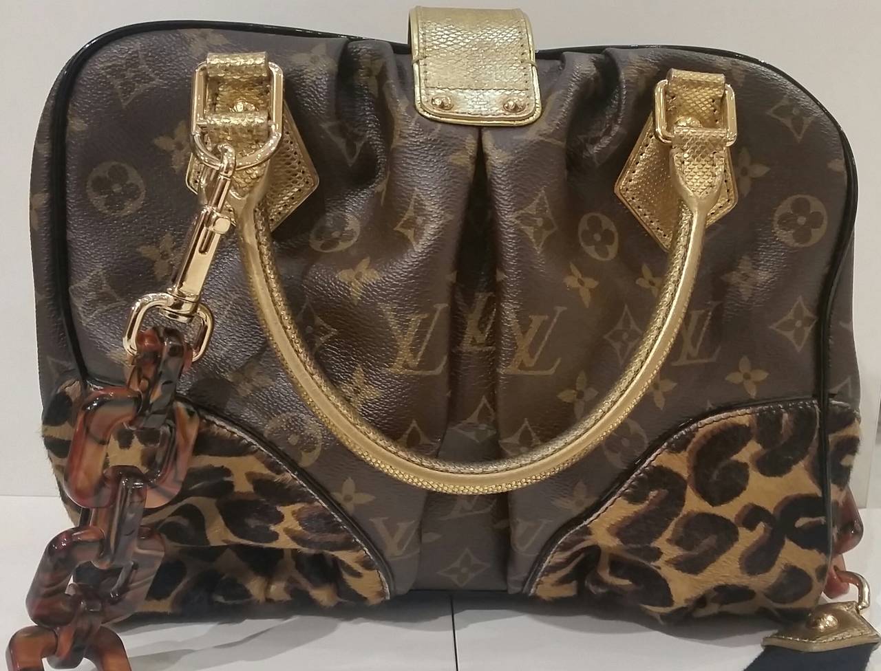 2006s Louis Vuitton Adele Leopard  Stephen Handbag 2