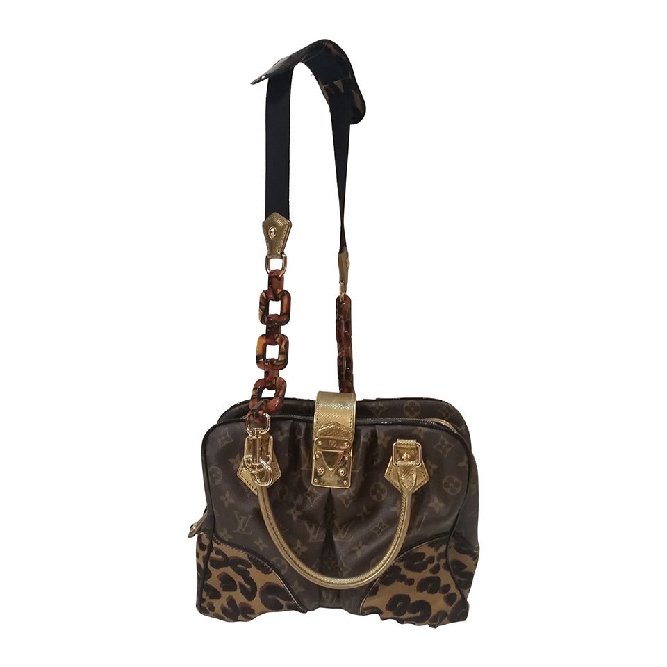 Louis Vuitton Limited Edition Monogram Leopard Stephen Bag