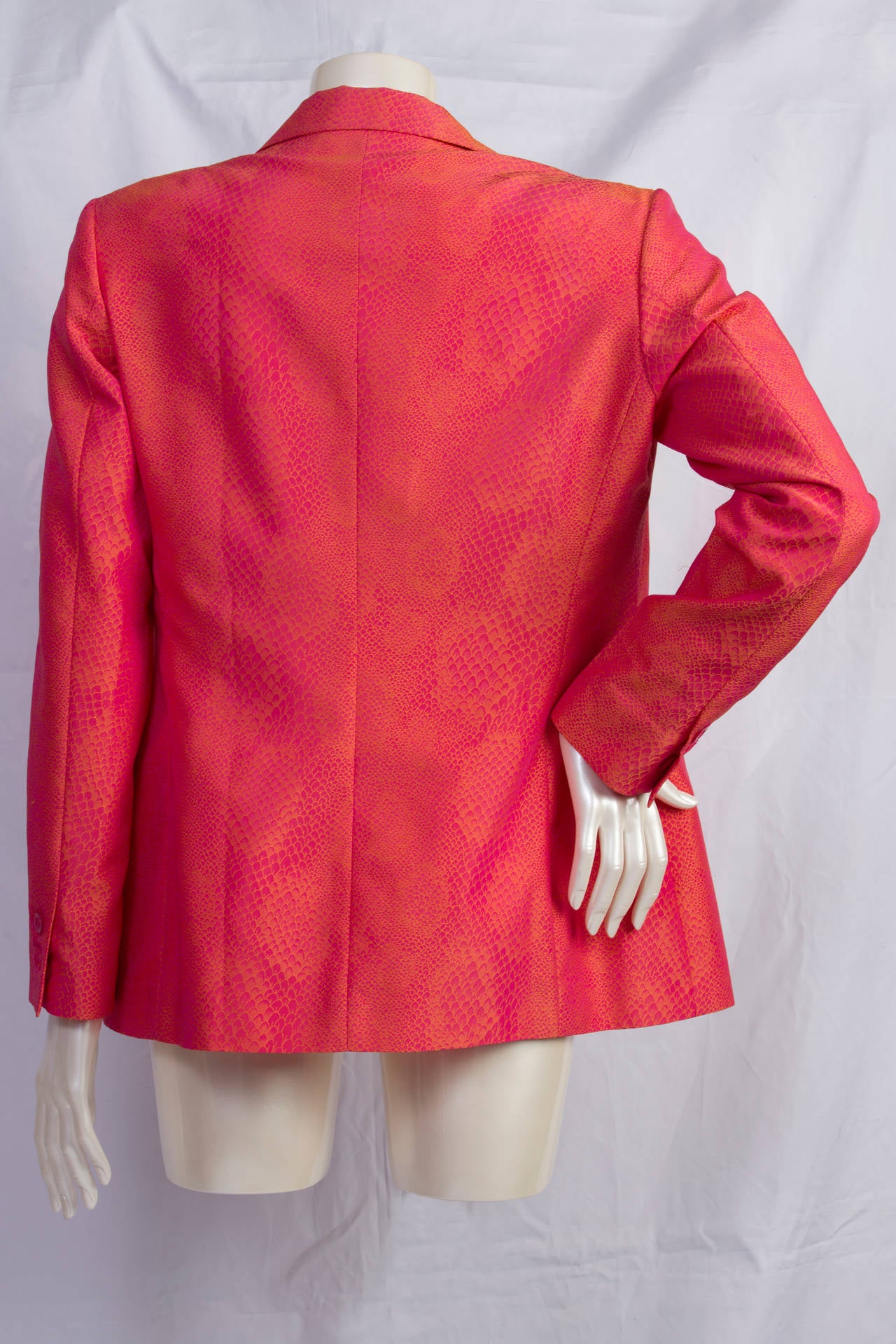 Red 1990s Versace Jeans Couture Jacket