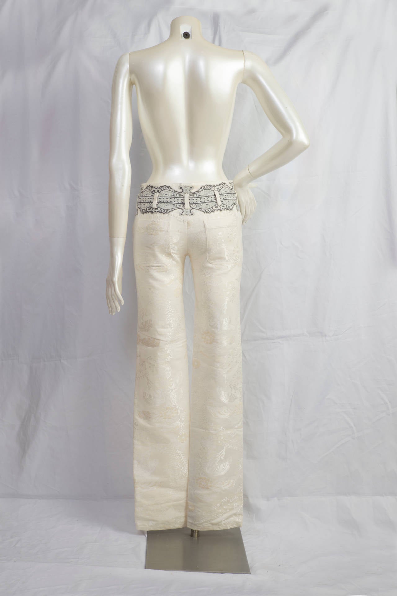 Beige 2000s Balenciaga trousers