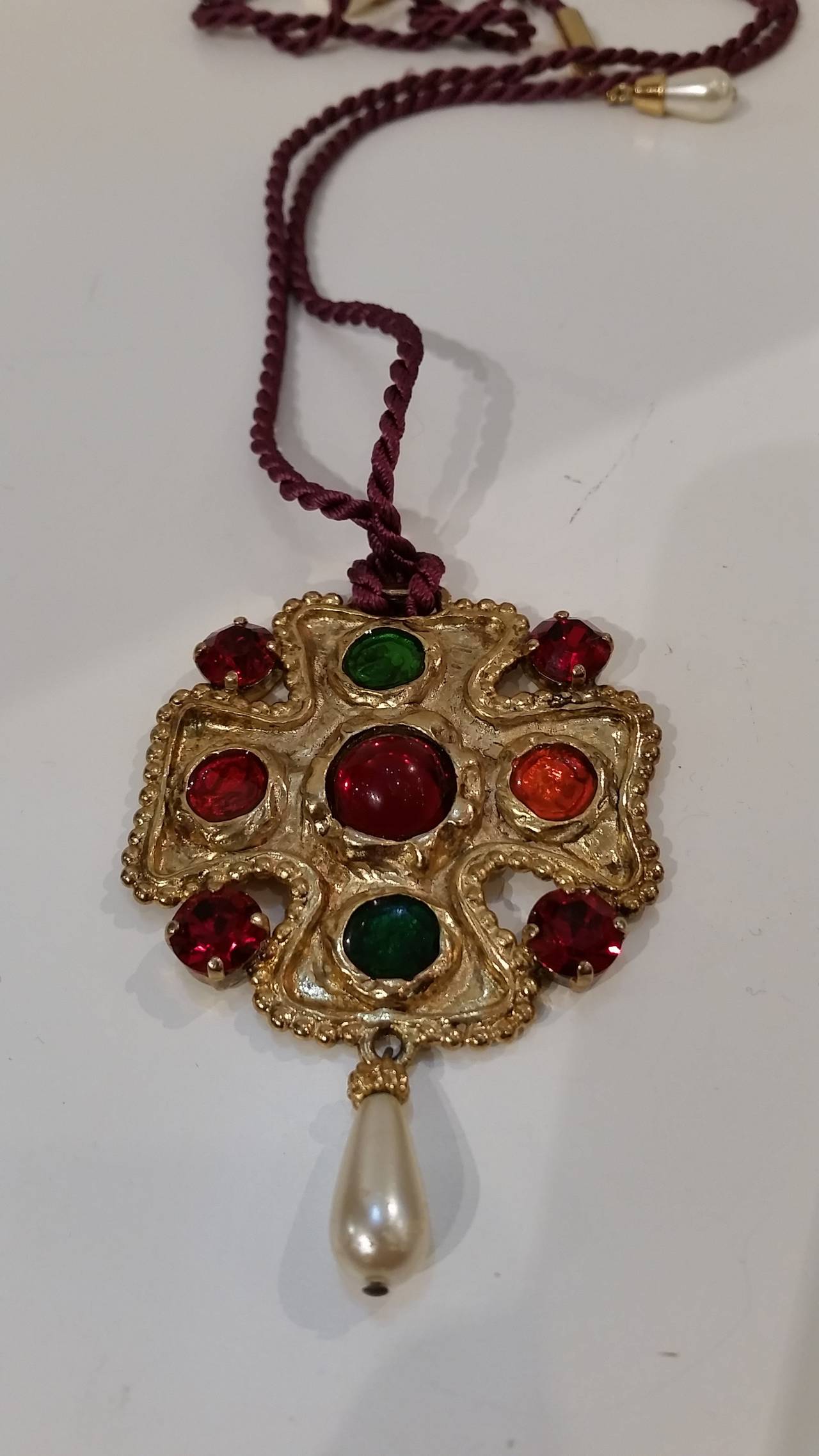1990 Dolce & Gabbana necklace with maltese cross