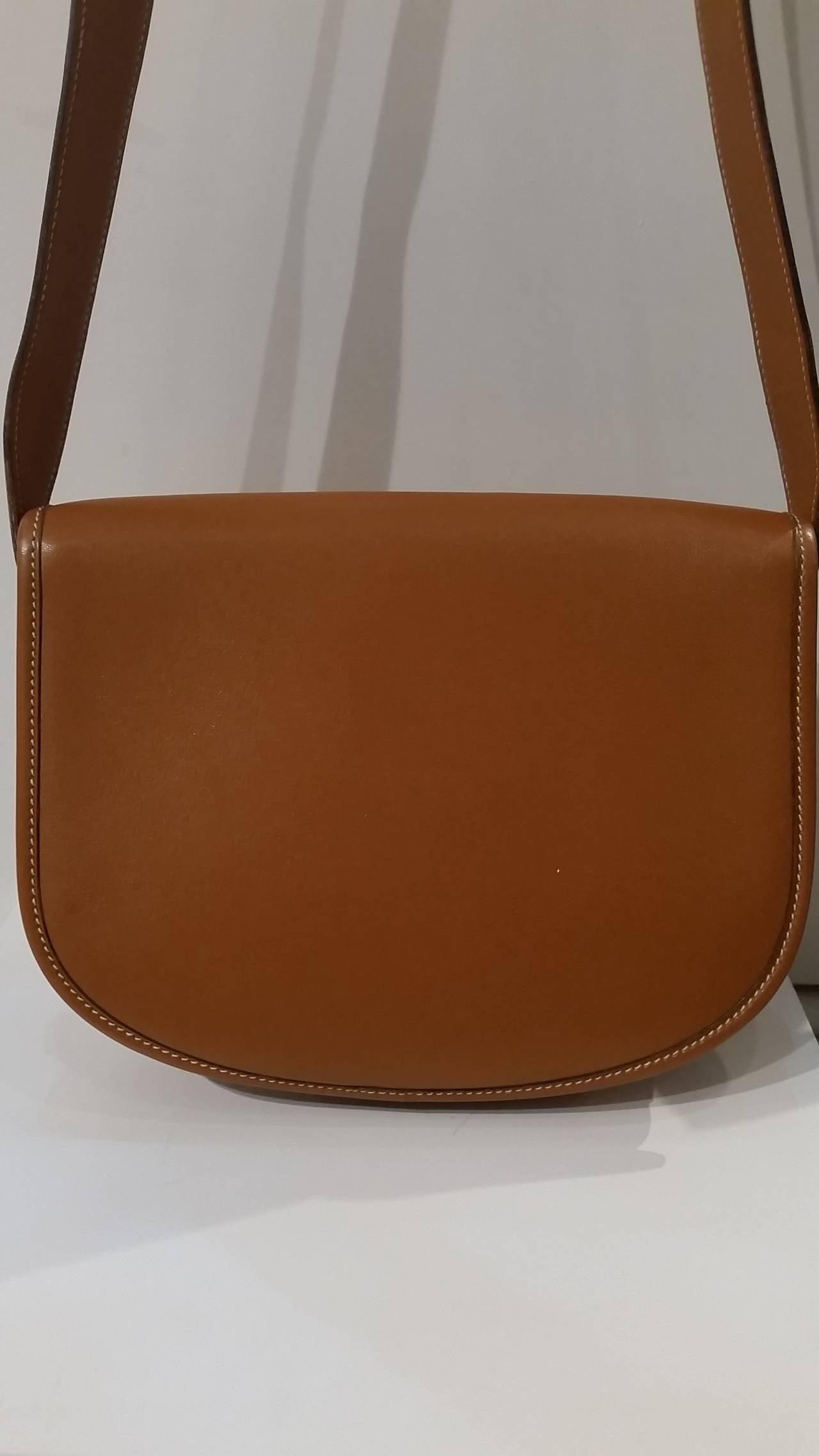1990s Hermes Balle De Golf Brown leather bag In Excellent Condition In Capri, IT