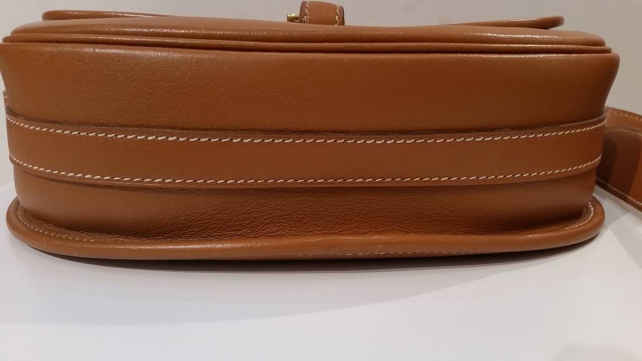 Women's 1990s Hermes Balle De Golf Brown leather bag