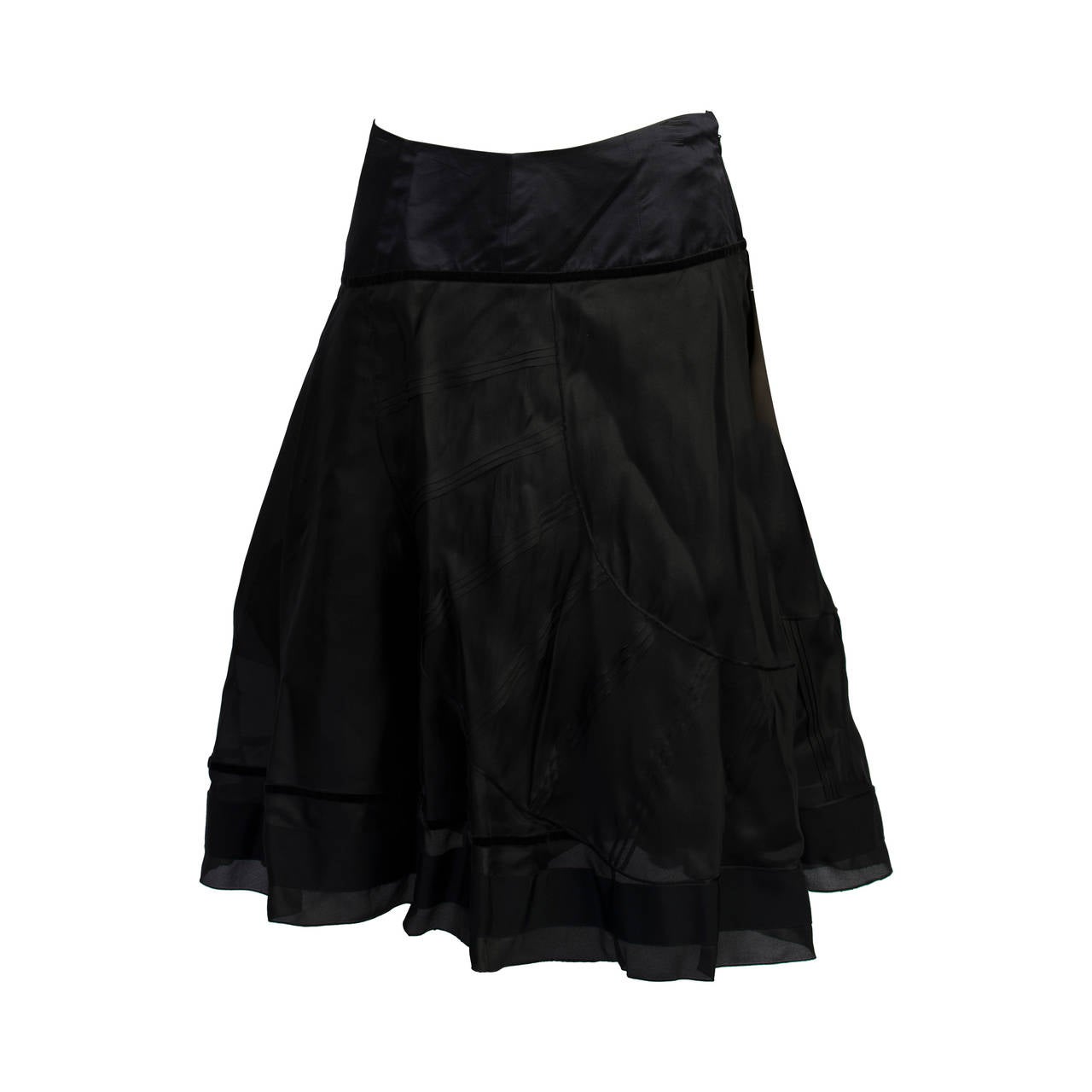 2000s Celine black skirt
