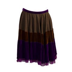 2000s Etro multicoloured skirt