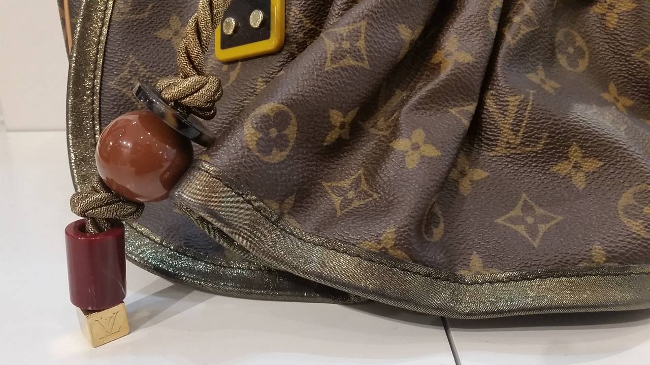 Black 2009 Louis Vuitton Monogram Kalahari bag