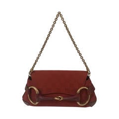 Vintage 1970s Gucci red bag clutch