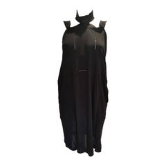 2007 Saint Laurent rive gauche black dress