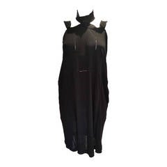 2007 Saint Laurent rive gauche black dress 2