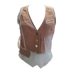 2007 Christian Dior nude gilet