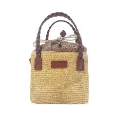 2000S Fendi straw small bag