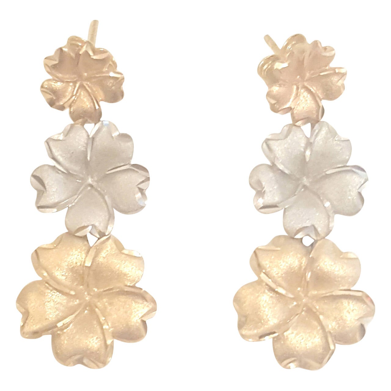 2000s 18k gold earrings