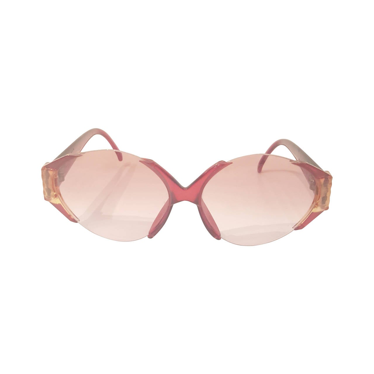 1980s Christian Dior red sunglasses