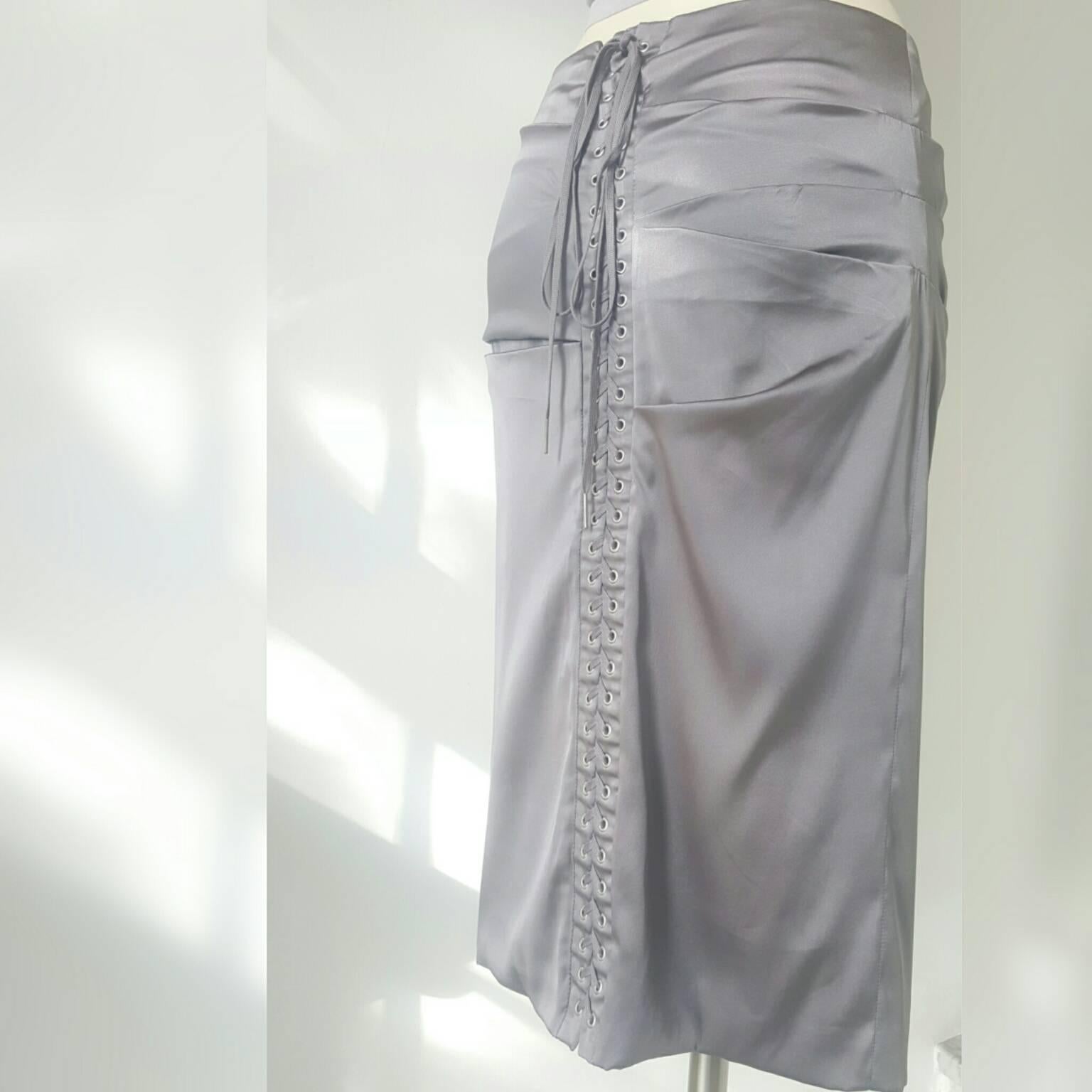 Gray 2000s Dolce & Gabbana Grey Skirt