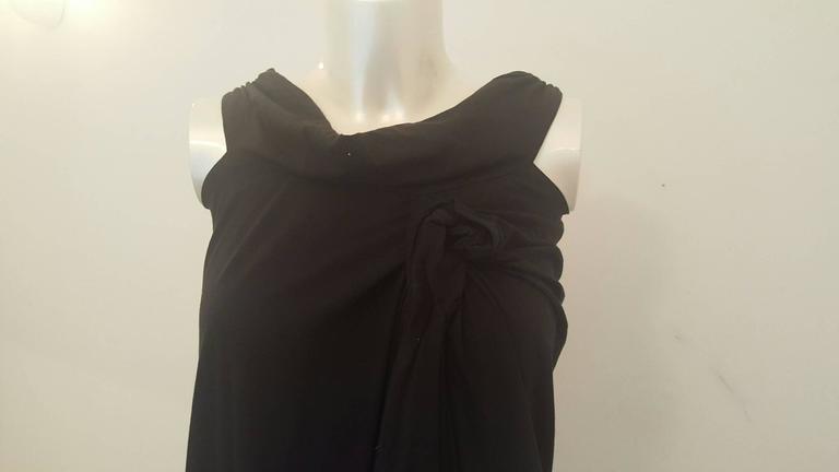 2010 Yves Saint Laurent black dress at 1stDibs
