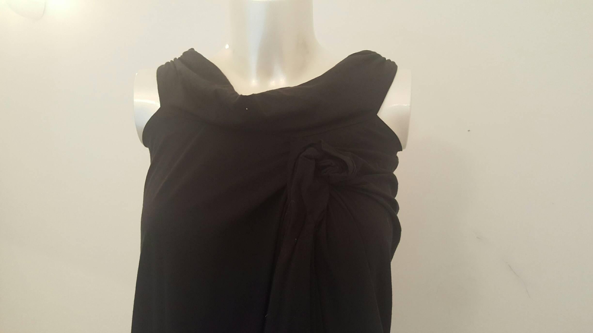 2010 Yves Saint Laurent black dress In Excellent Condition In Capri, IT