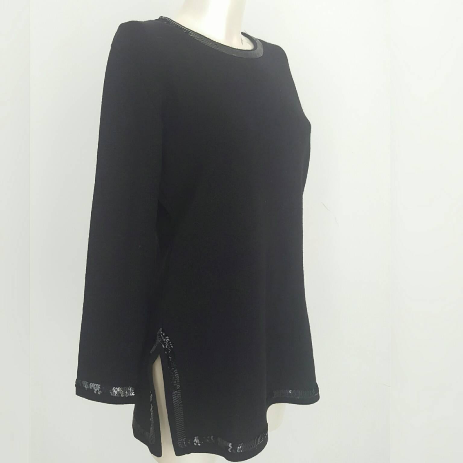 1980s Oliver black pull totally made in italy