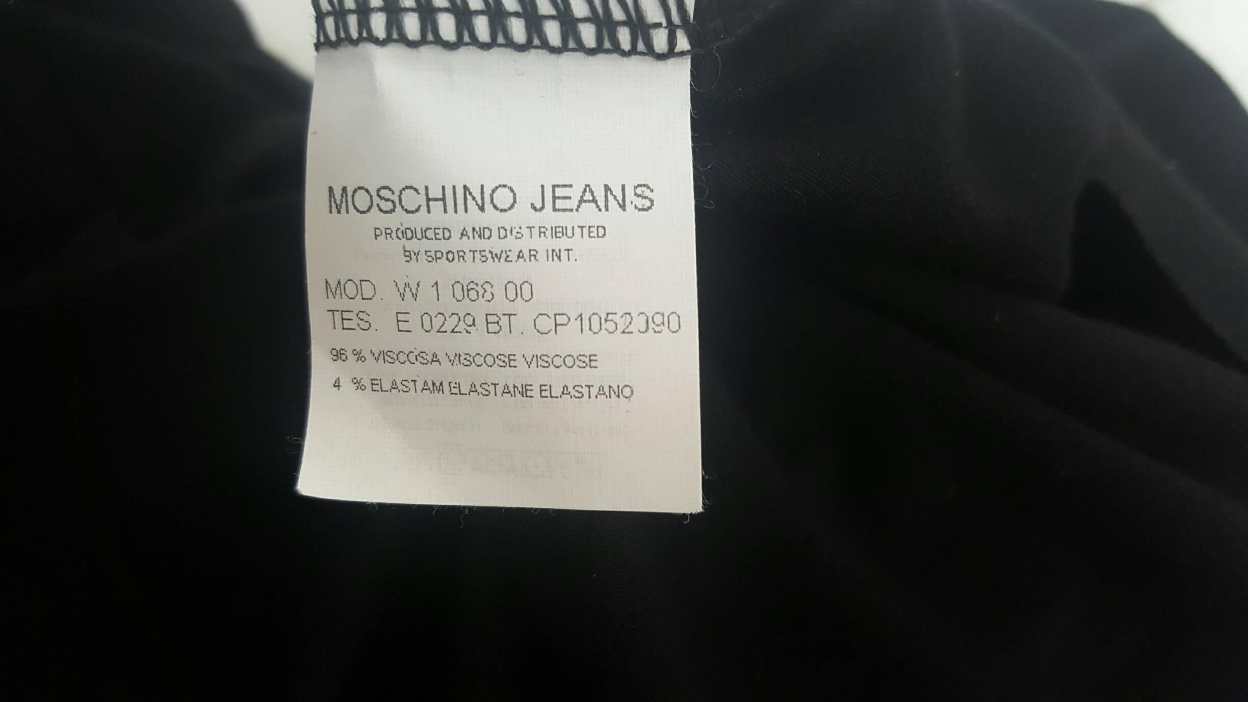 Women's 1990s Moschino jeans black skirt