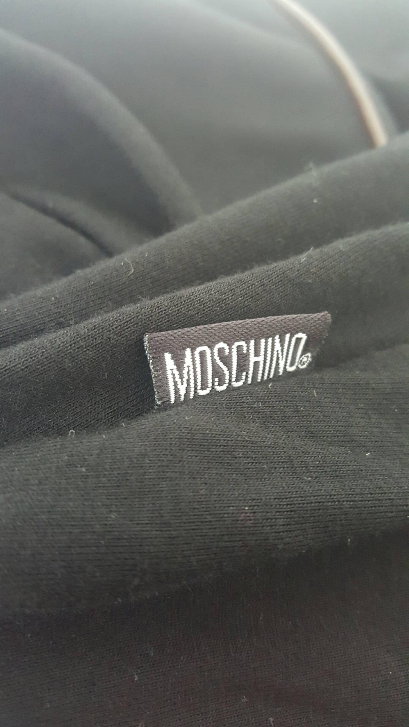 1990s Moschino jeans black skirt 1