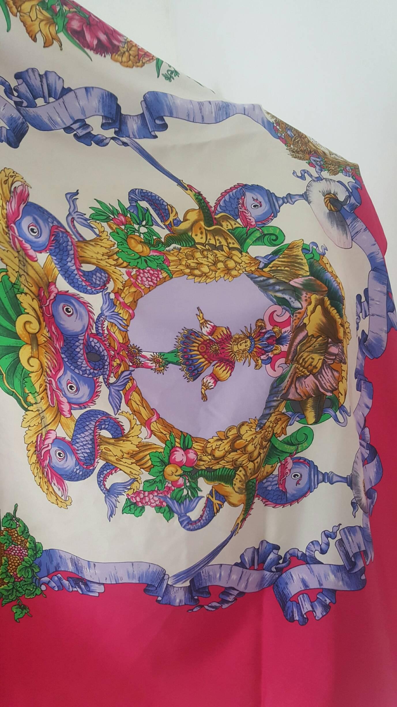 Women's 1980s Gianni Versace oversize foulard