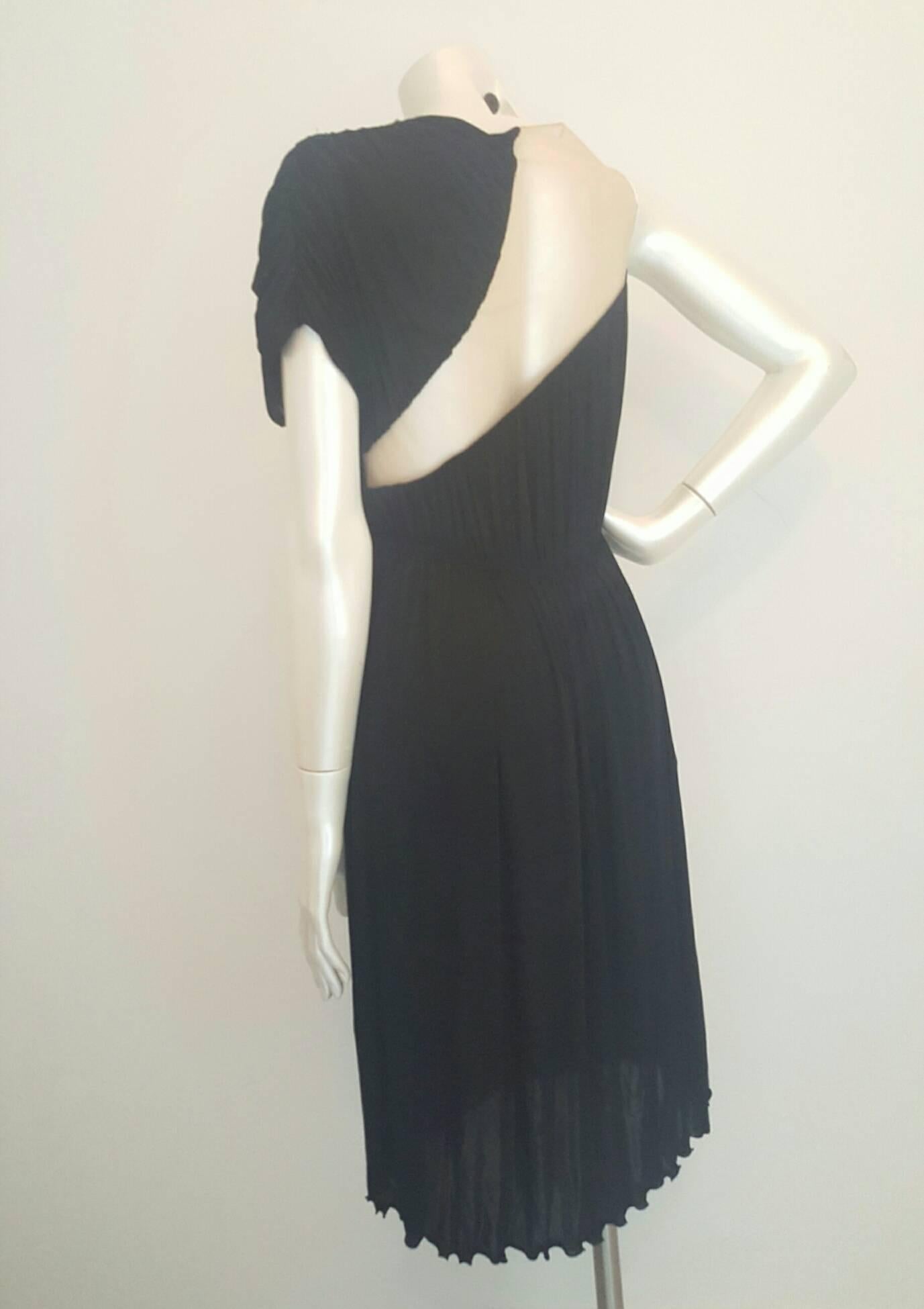 2000s Francesco Scognamiglio black dress In New Condition In Capri, IT