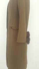 1990s Prada military green coat