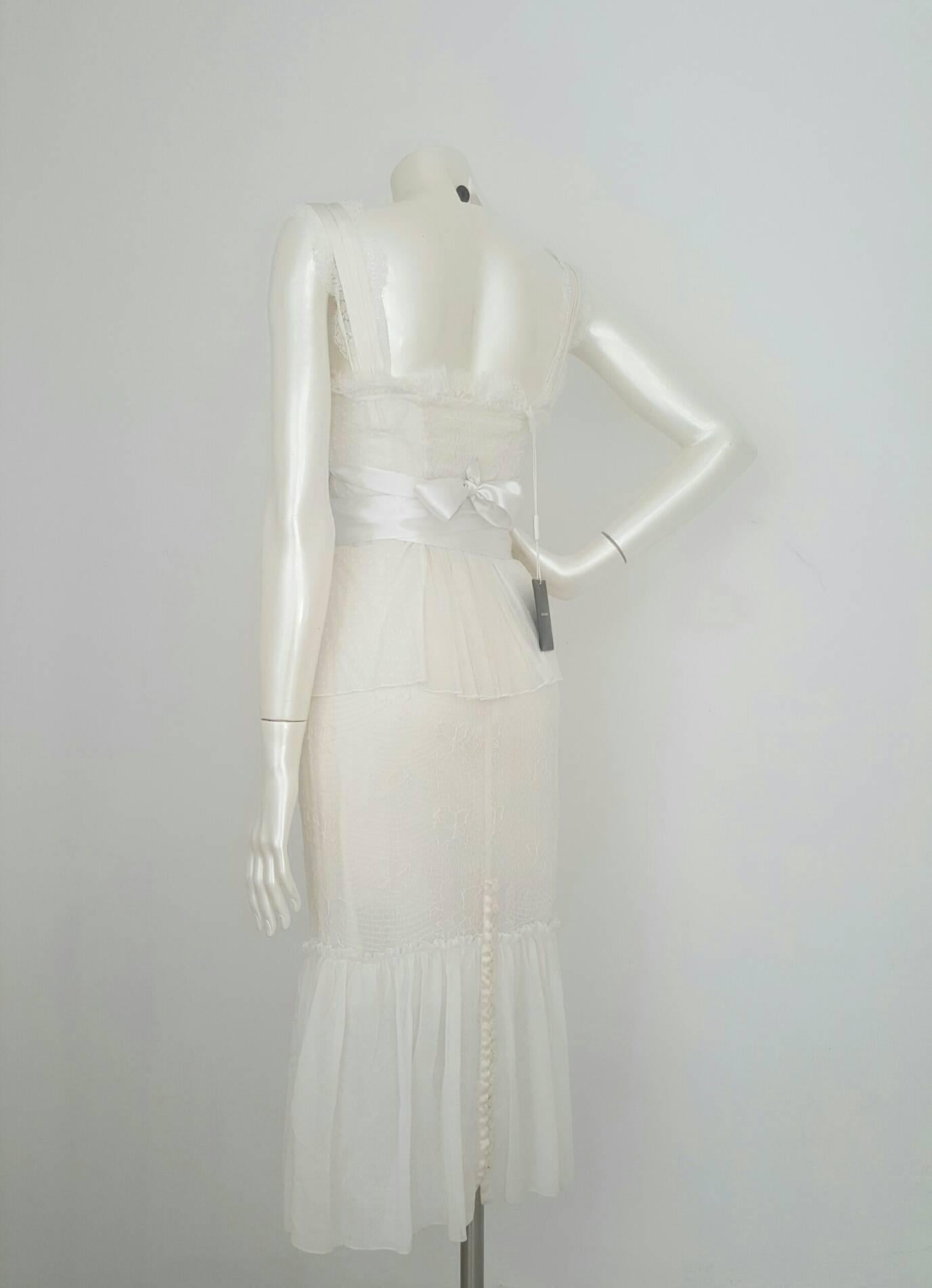 1990s Dolce & Gabbana White dress NWOT 1