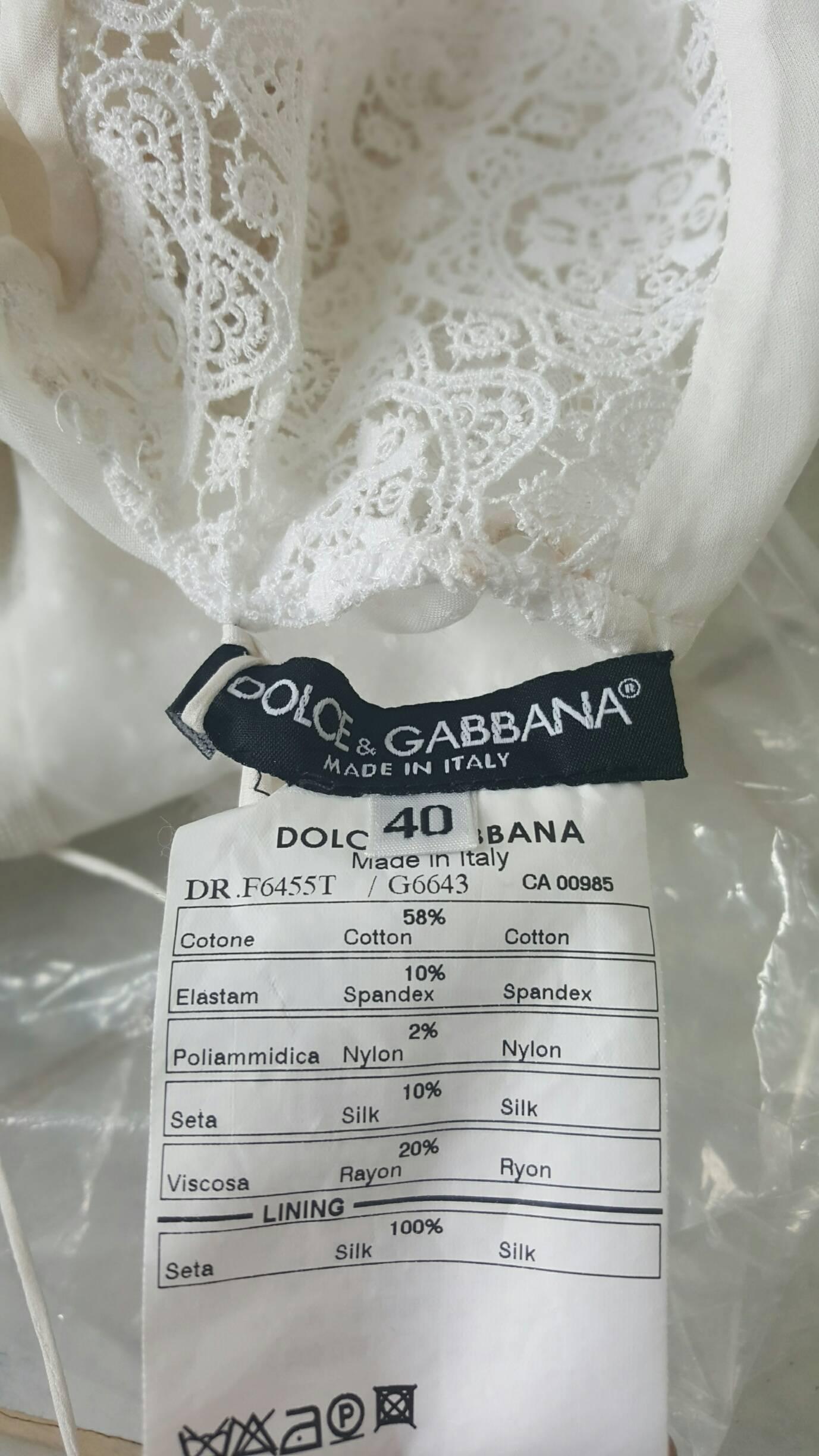 1990s Dolce & Gabbana White dress NWOT 2
