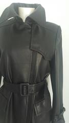 1990S Jc de Castelbajac black leather jacket
