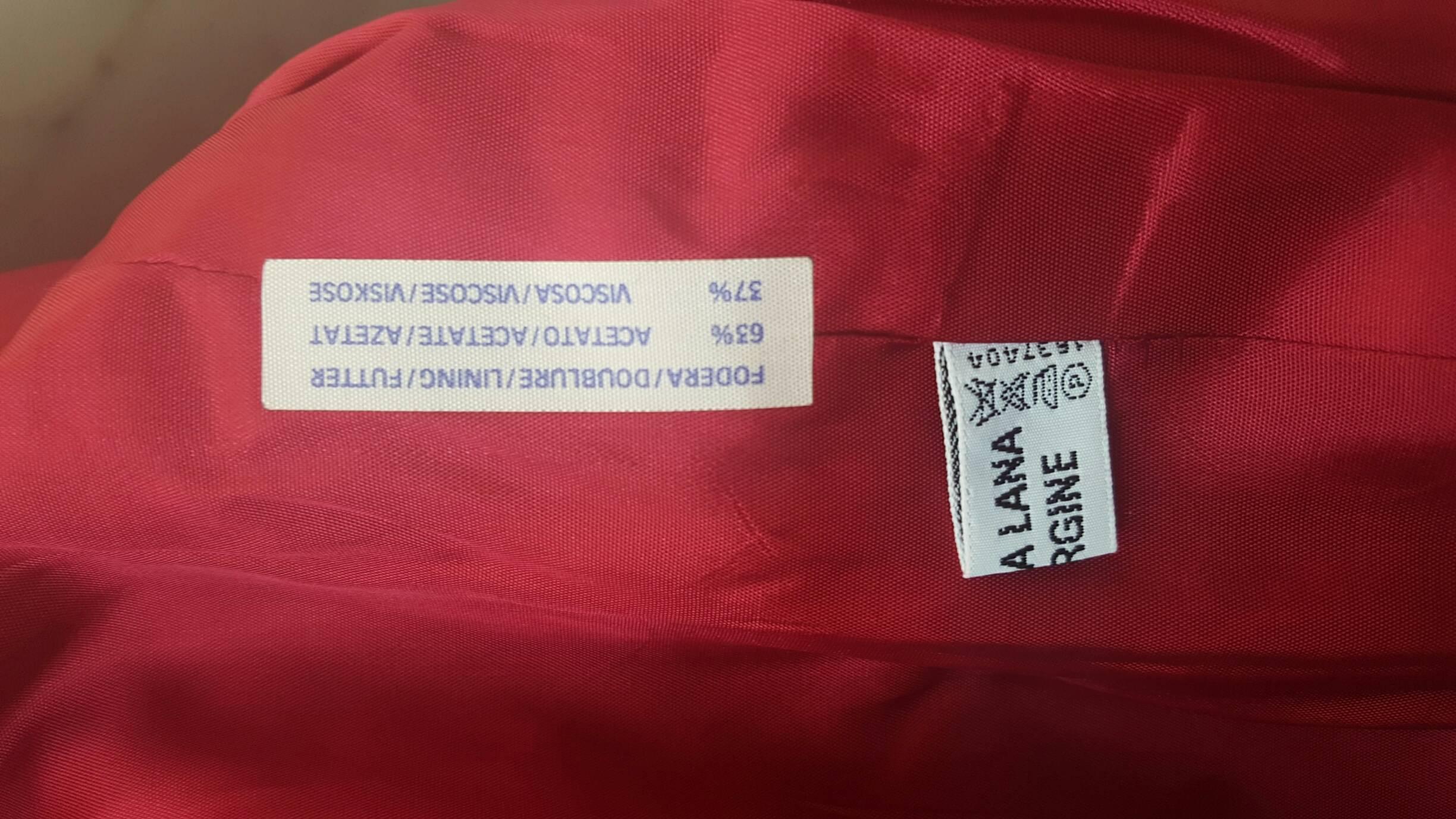 1990s Luisa Spagnoli red wool jacket  In New Condition In Capri, IT
