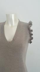 Vintage Moschino 1990s Women's Nude Beige Dress, Made in Italy