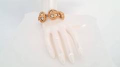 1980S 6DONNA stunning gold plated bracelet