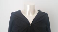 Yves Saint Laurent 1990 Vintage Black Shirt for Women, Made in France