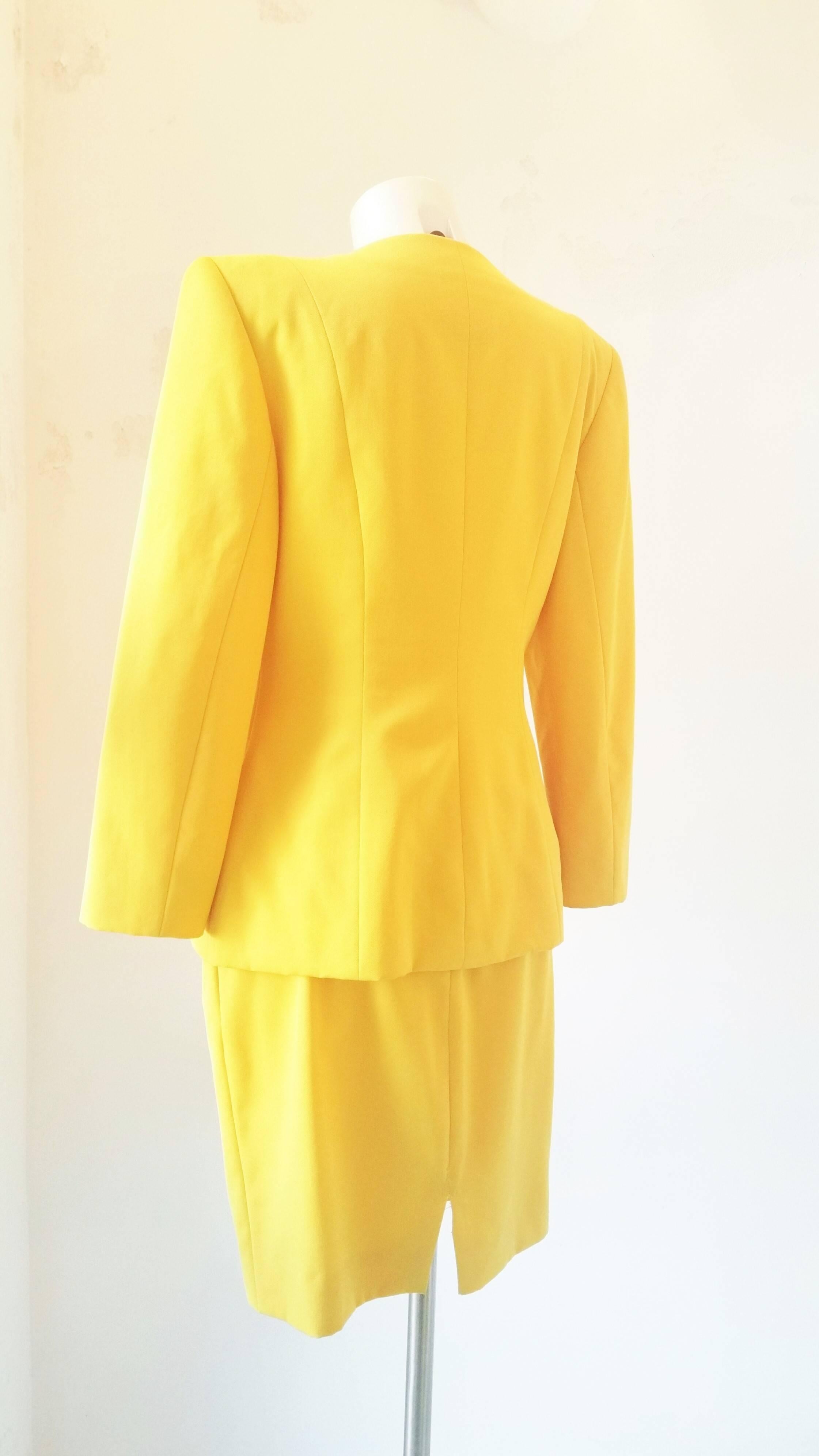yellow suit jacket