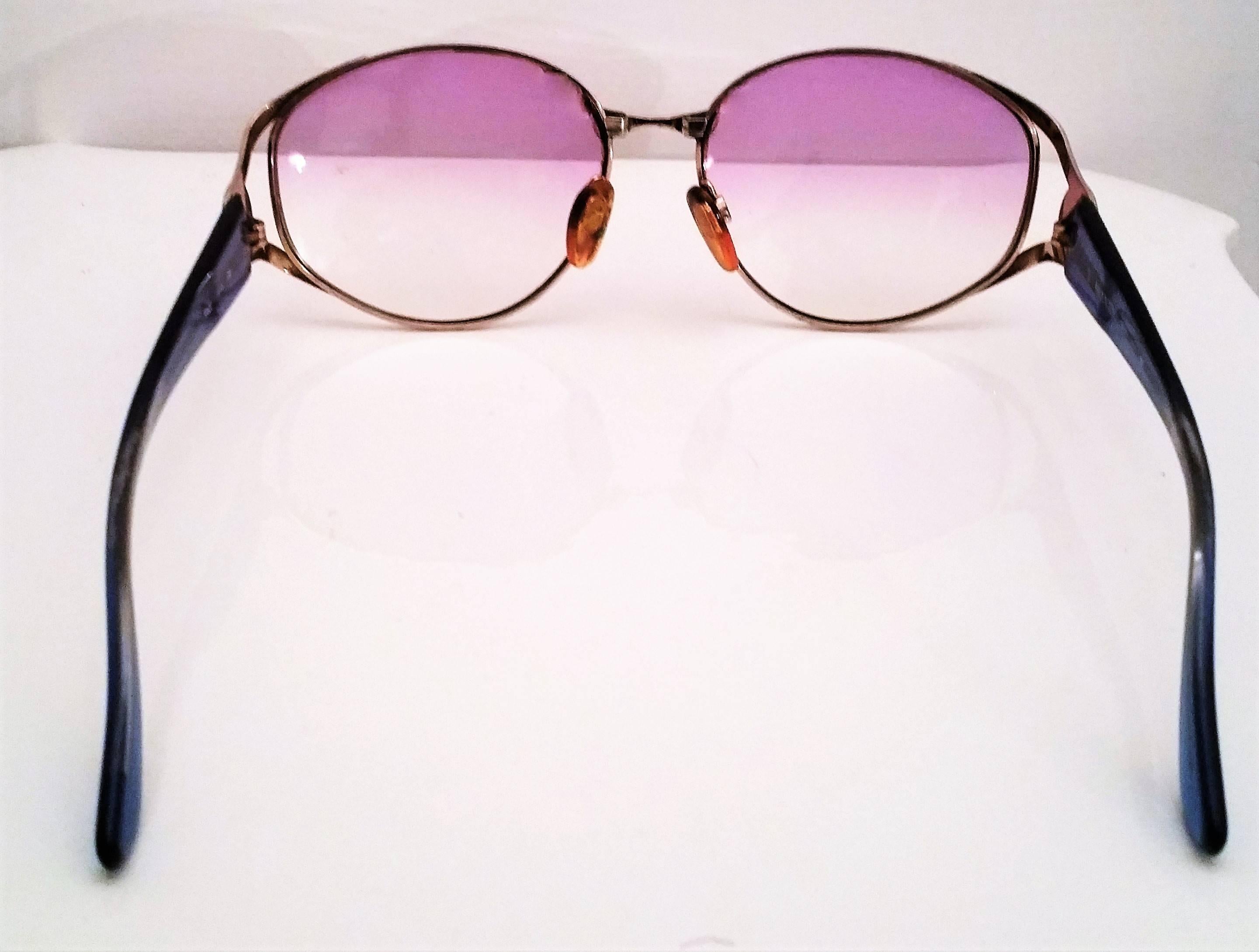 Purple 1990s Valentino multi sunglasses