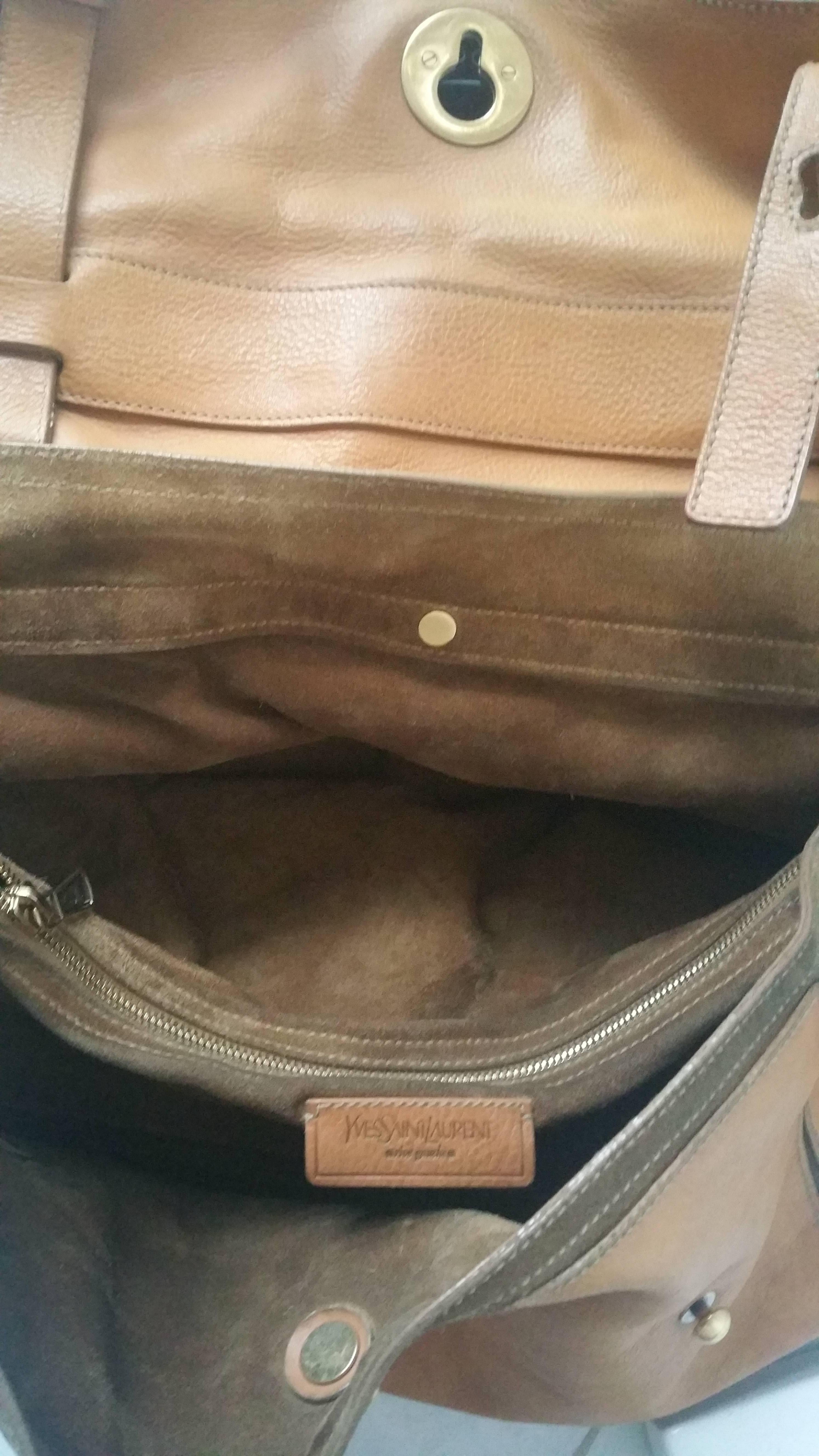 1980s Yves Saint Laurent Muse brown bag 1