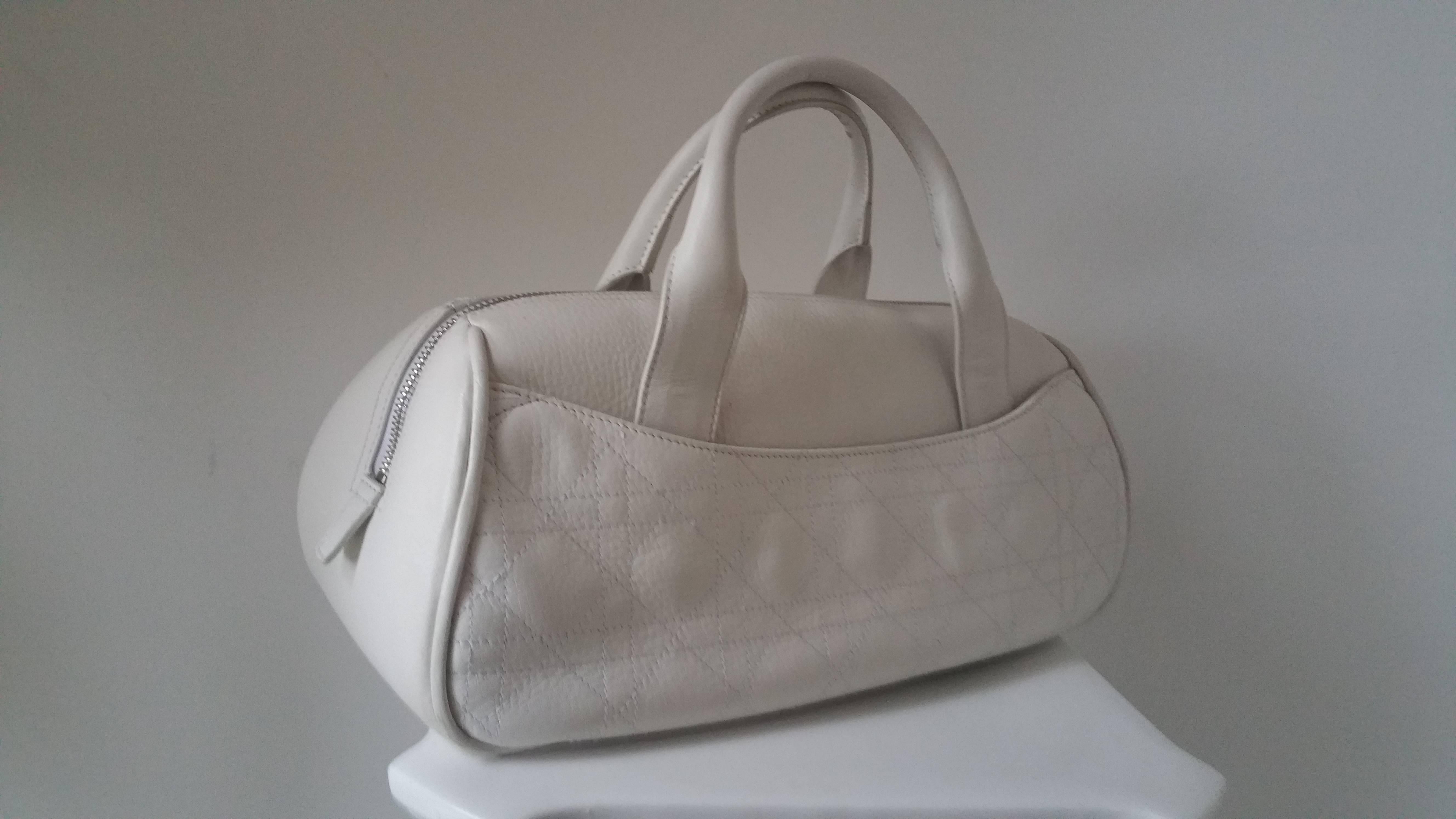 Women's 1980s Christian Dior White bag