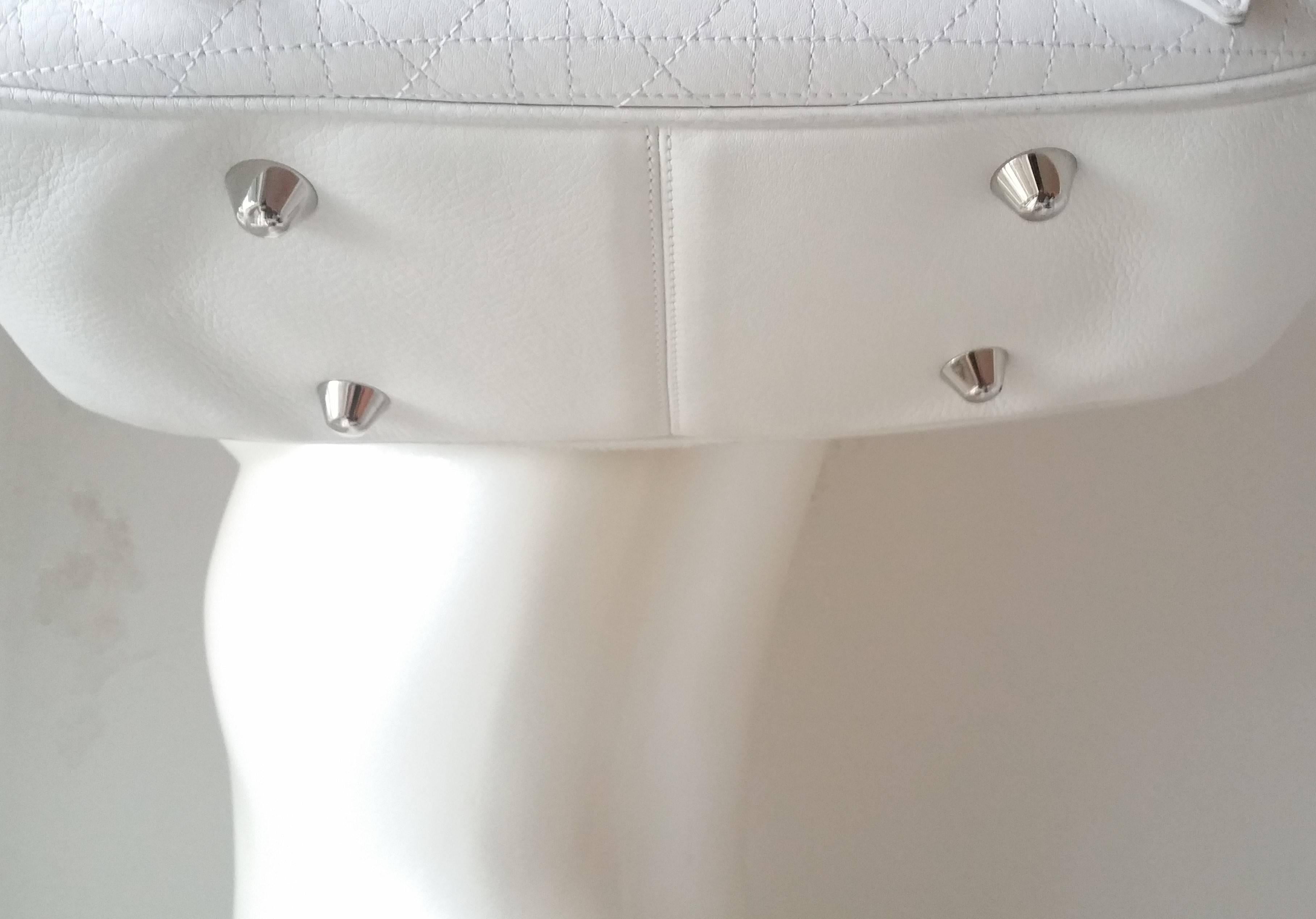 1980s Christian Dior White bag 4