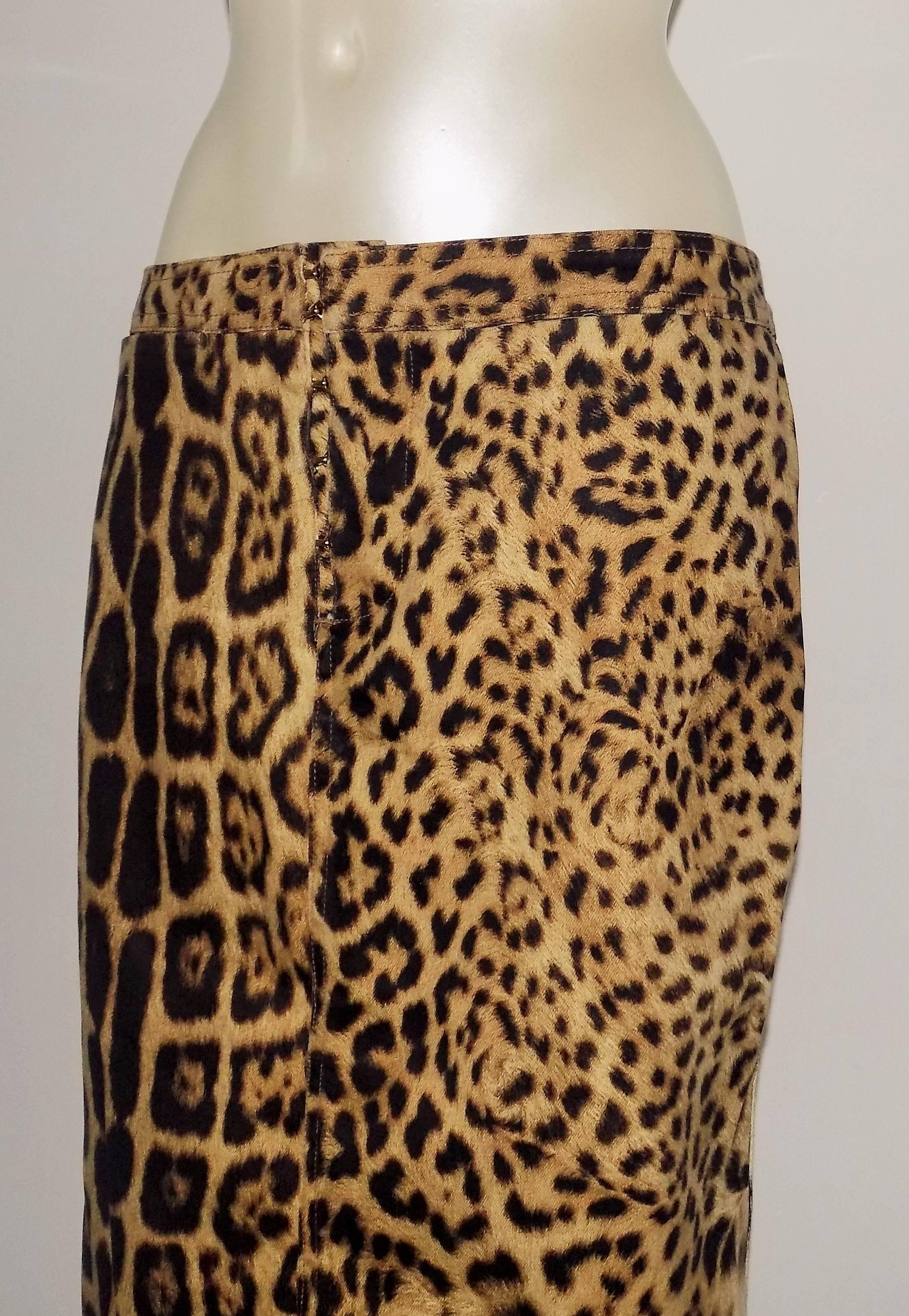 2001 Roberto Cavalli Gepunkteter Rock NWOT im Zustand „Neu“ in Capri, IT