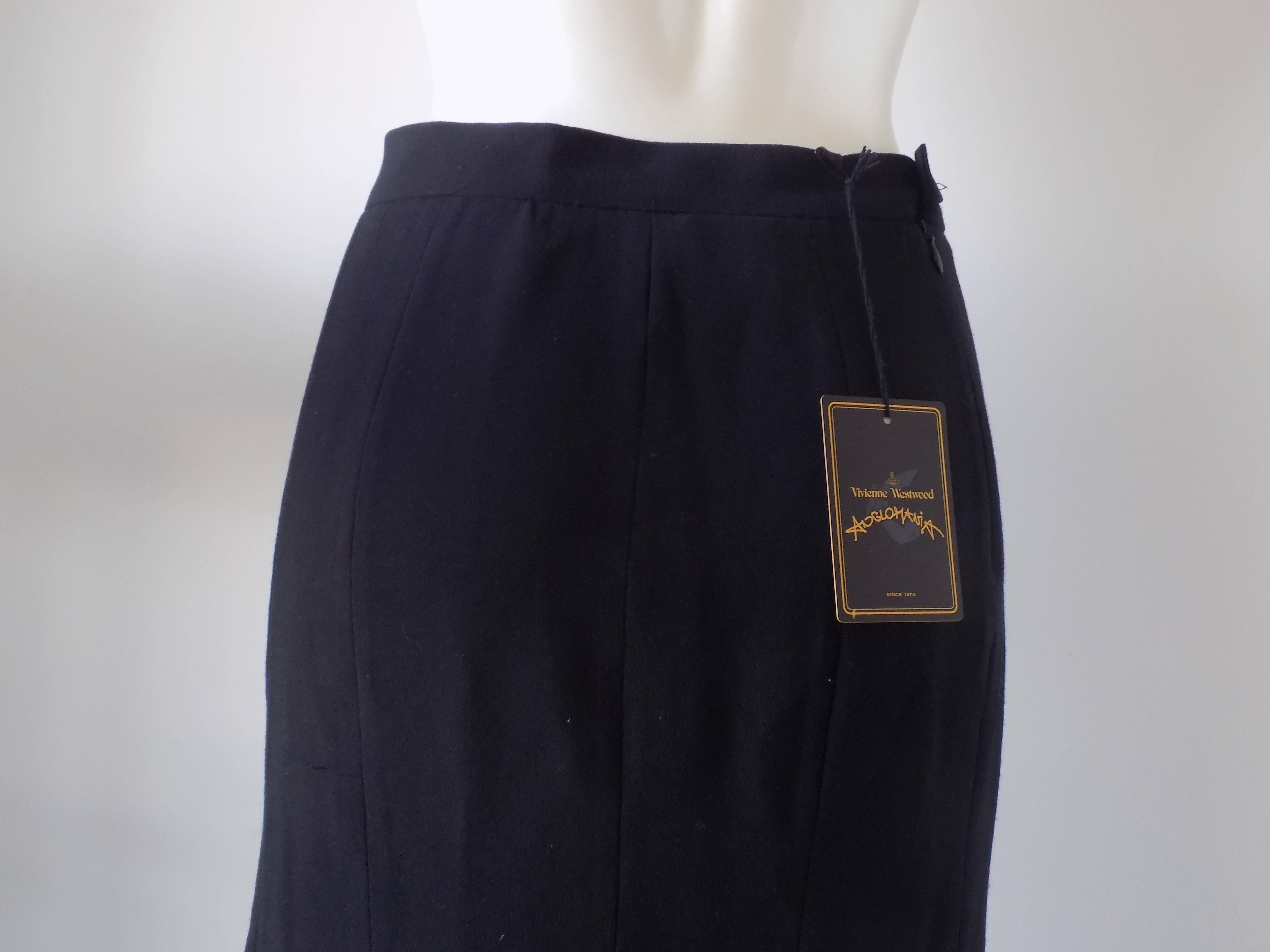 1990s Vivienne Westwood Anglomania black skirt NWOT In New Condition In Capri, IT