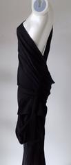 1970s Jean Paul Gaultier black long dress NWOT